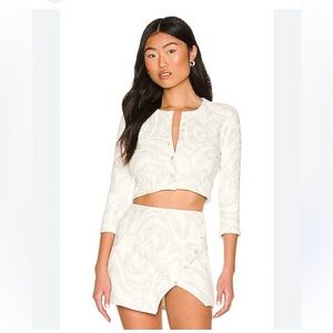 Devon Windsor Sasha jacket in pearl size xs